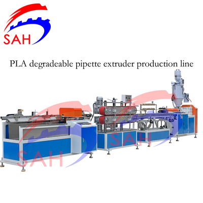 PLA Degradable Pipette Extruder Production Line